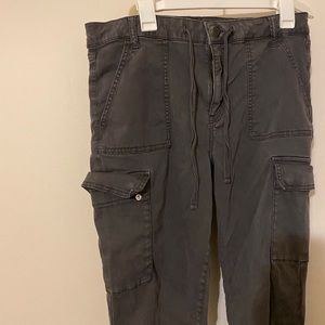 Grey cargo jeans